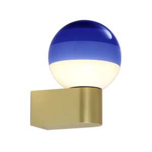 MARSET Dipping Light A1 LED nástěnné modrá/mosaz