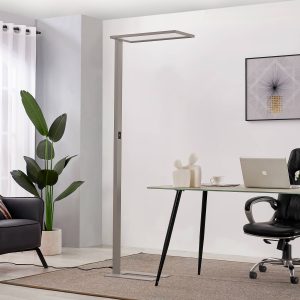 Kancelářská stojací lampa Prios Taronis LED
