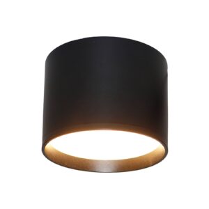 Lindby Nivoria LED bodovka, Ø 12 cm, černá