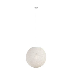 Venkovská závěsná lampa bílá 60 cm – Corda