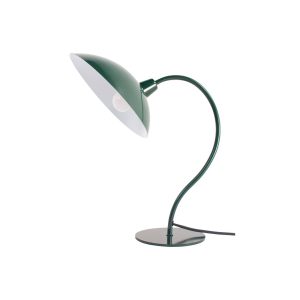 Kovová stolní lampa Lucande Arvadon, zelená