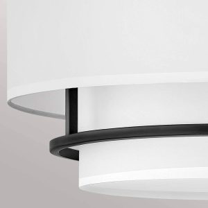 Závěsné svítidlo Graham Duo Mount 4 světla Ø 58,4 cm, černá barva