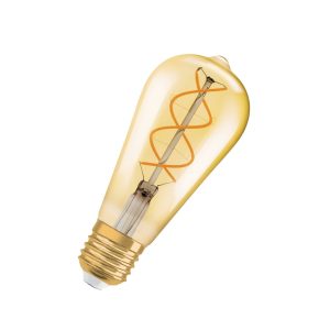 OSRAM LED Vintage 1906 Edison, zlatá, E27, 4 W, 2 000 K, stm.